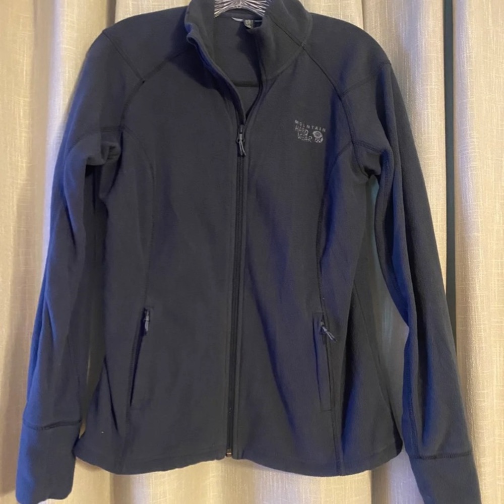 Mountain Hardware Fleece Zip Up Jacket / M / Grey